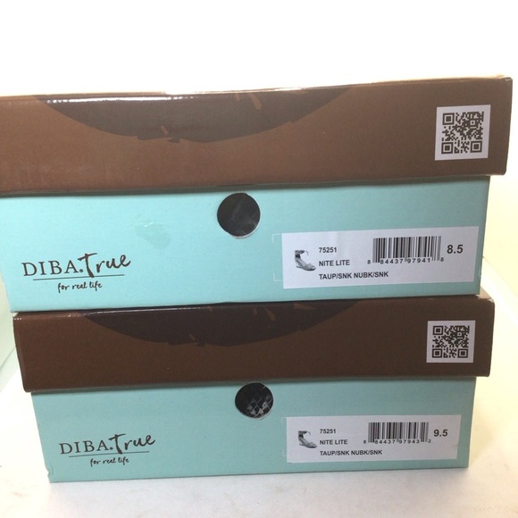 Diba True Womens Nite Lite Leather Snake Print Taupe Ankle Strap Wedge Sandal - Picture 10 of 10